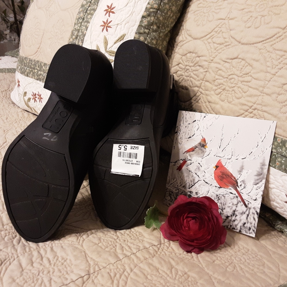 N/W/TAGS "CARRIE" SOUL NATURALIZER ANKLE BOOTIES, SIZE 5.5 MEDIUM BLACK - Picture 11 of 16